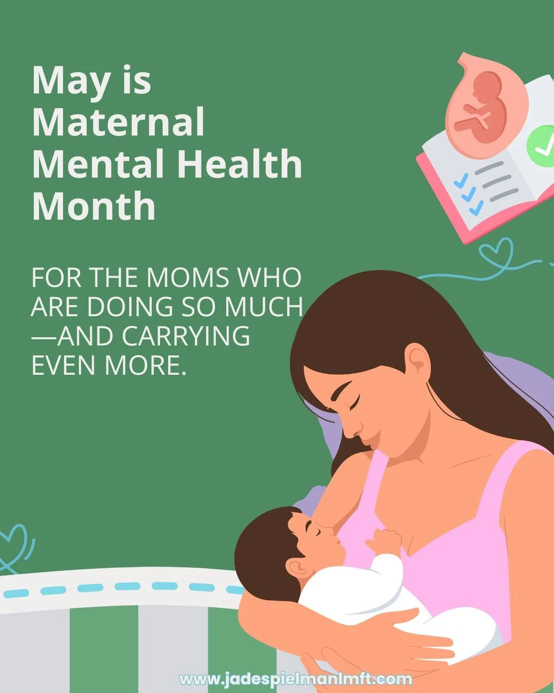 May is Maternal Mental Health Month.

And for many moms, this season is a mix of love, exhaustion, identity shifts, and emotions that don&rsquo;t always get talked about.

Maternal mental health is not just about postpartum depression.

It can look l