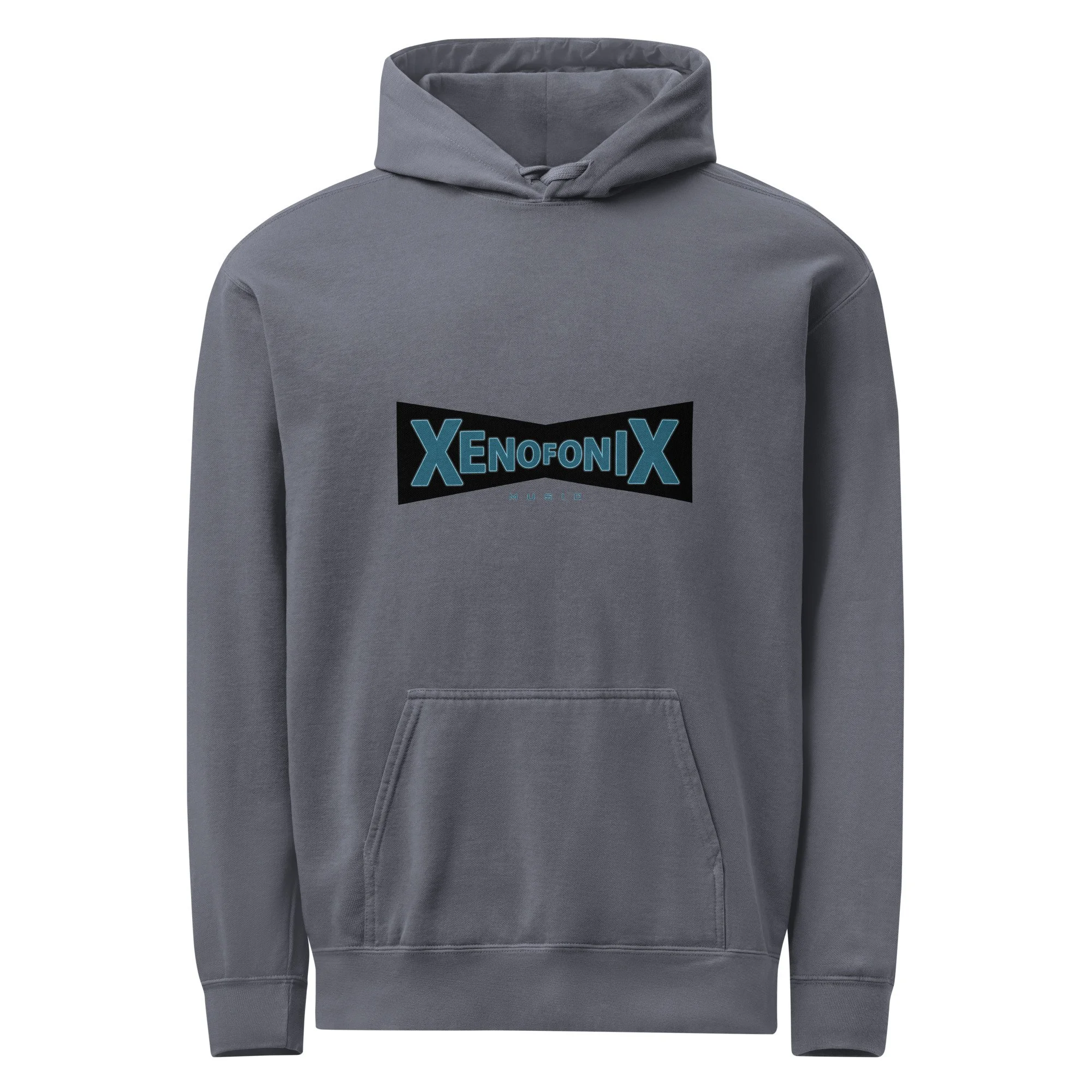 Unisex garment-dyed hoodie