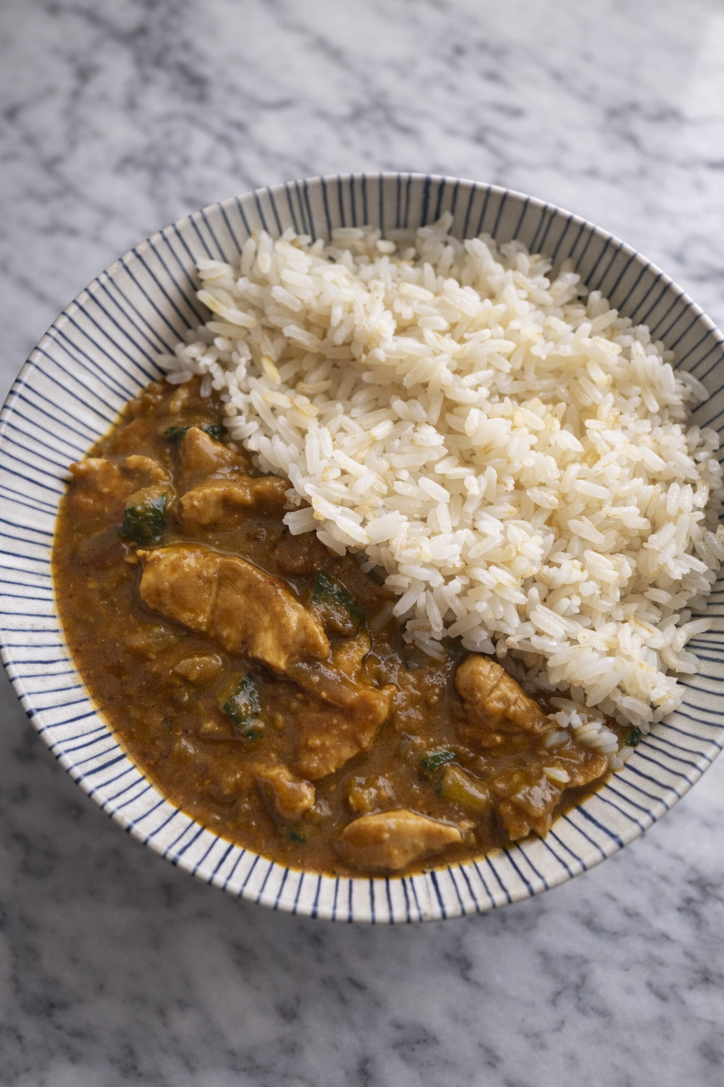 Arroz con pollo al curry 