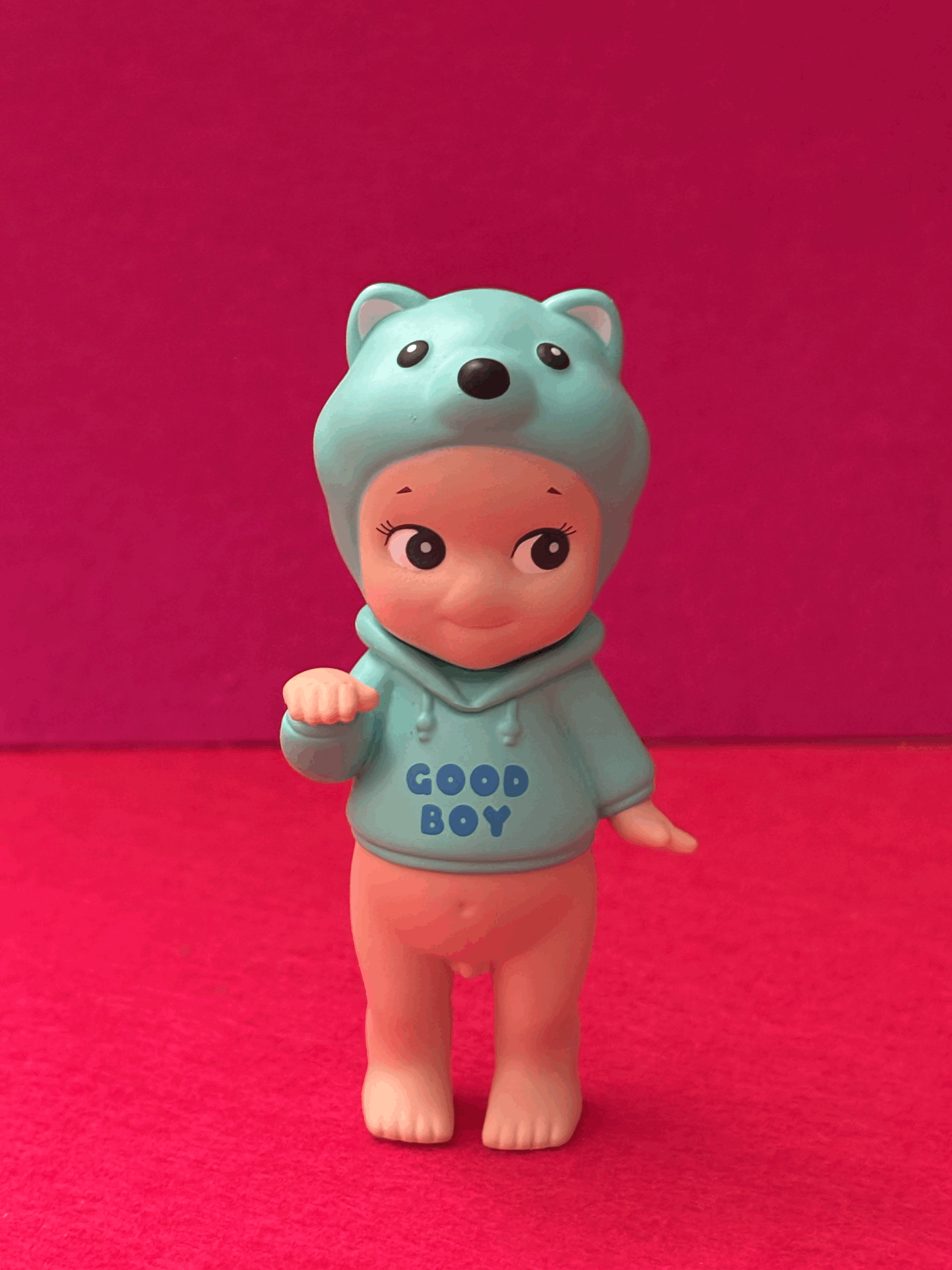 Dog Time Series Lucky Figure blue