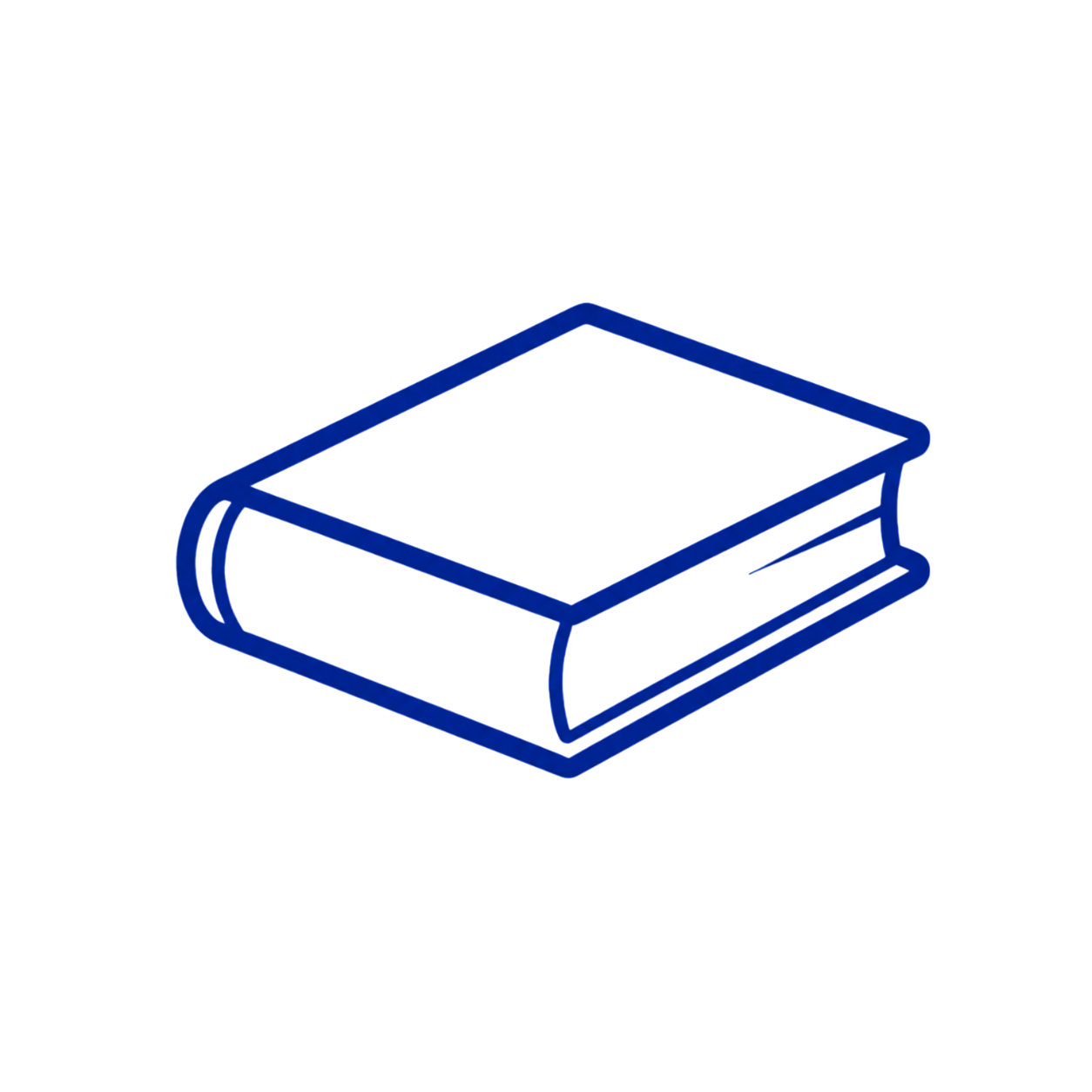 Hardcover book icon.
