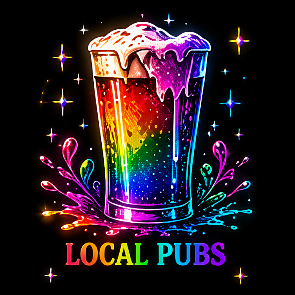graphic design for local pubs, making images for Facebook, Instagram, website, printable  A4 posters