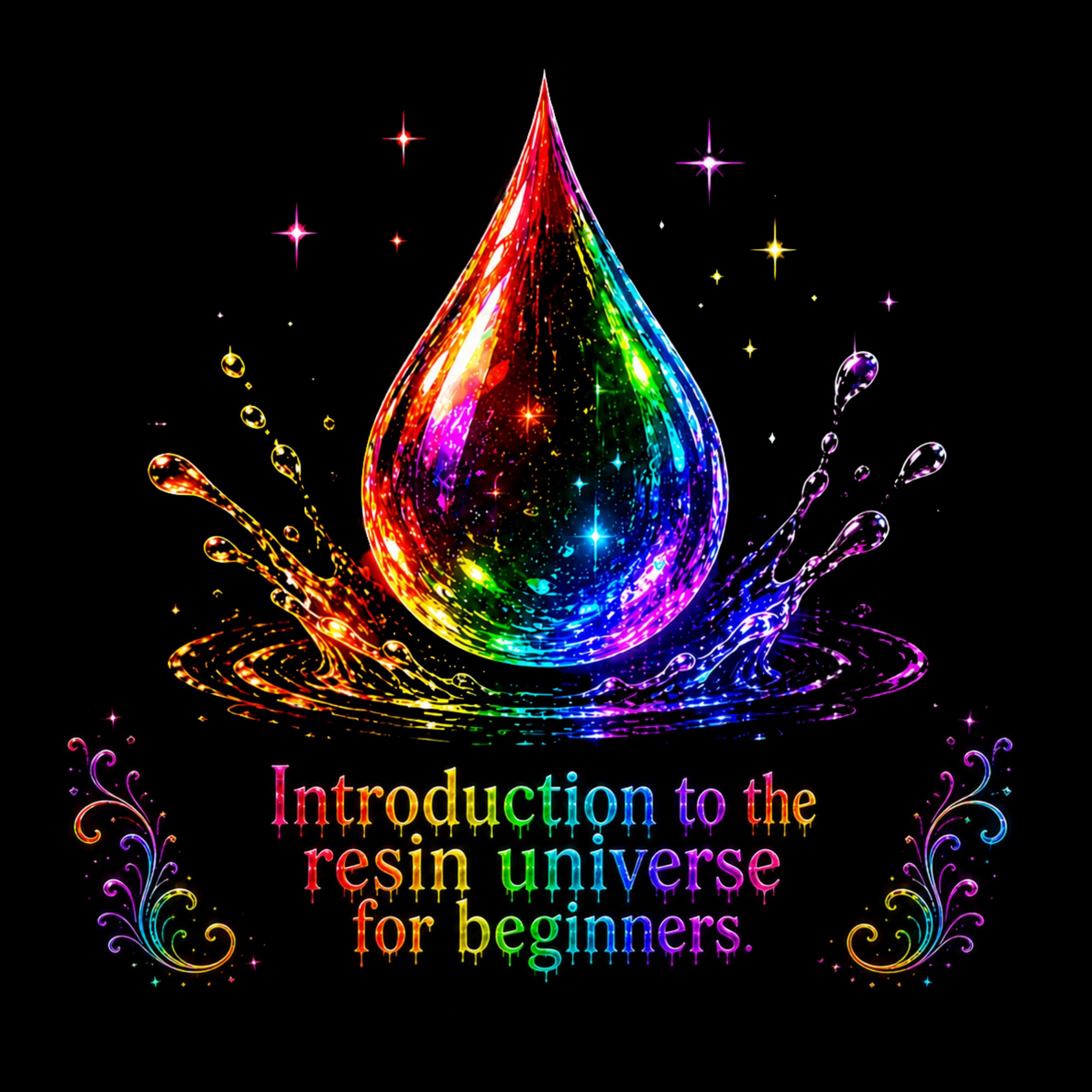 an introduction to the resin universe for beginners, by Kim and Niall, sharing our experience with resin.