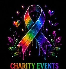 graphic design posters for charity events at local pub venues.