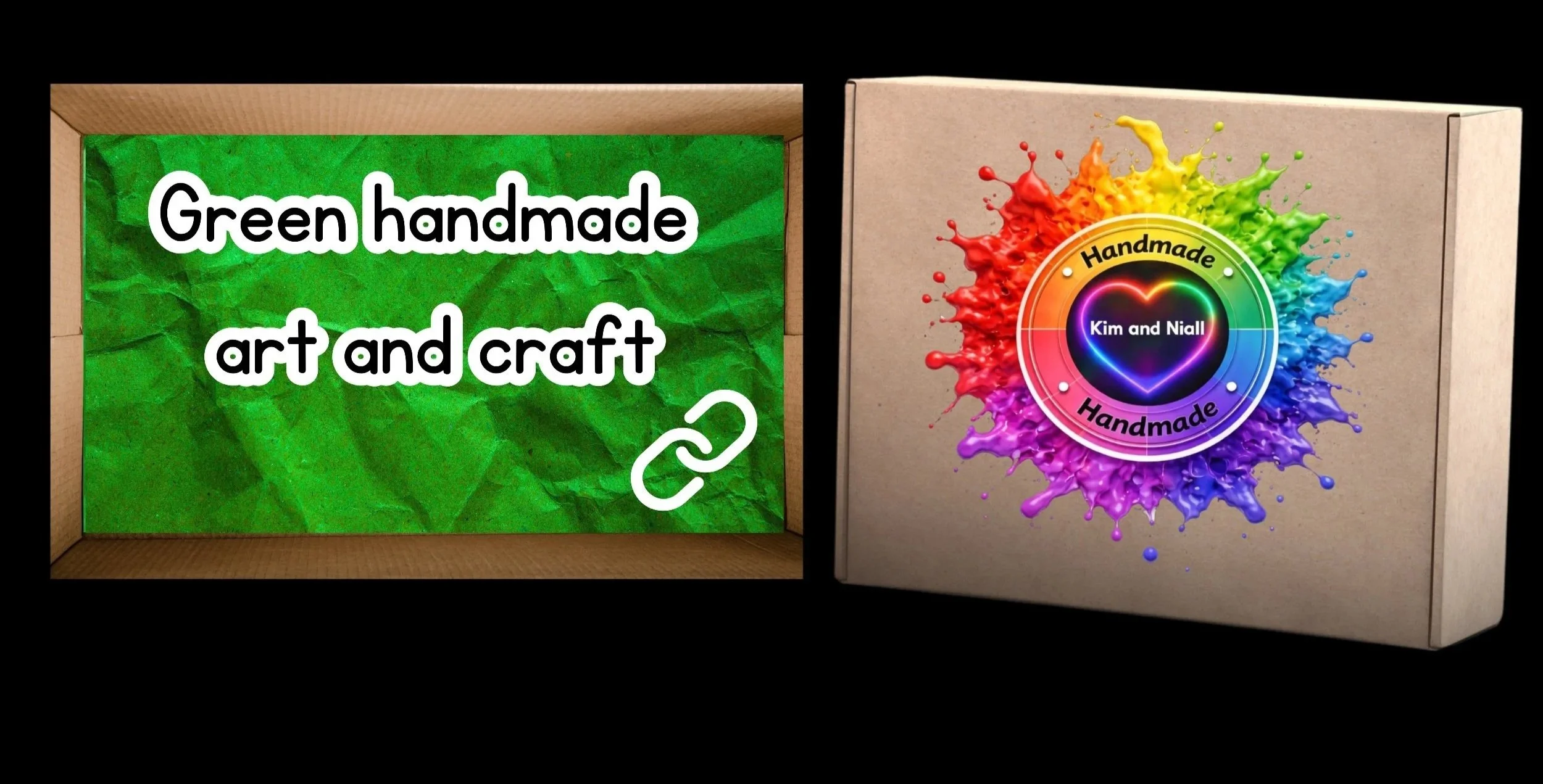 handmade green art and craft