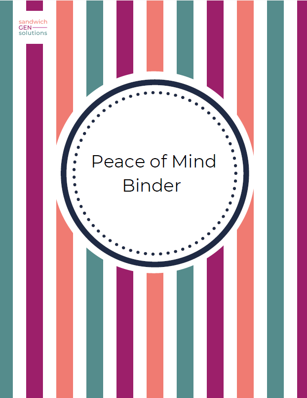 Peace of Mind Binder