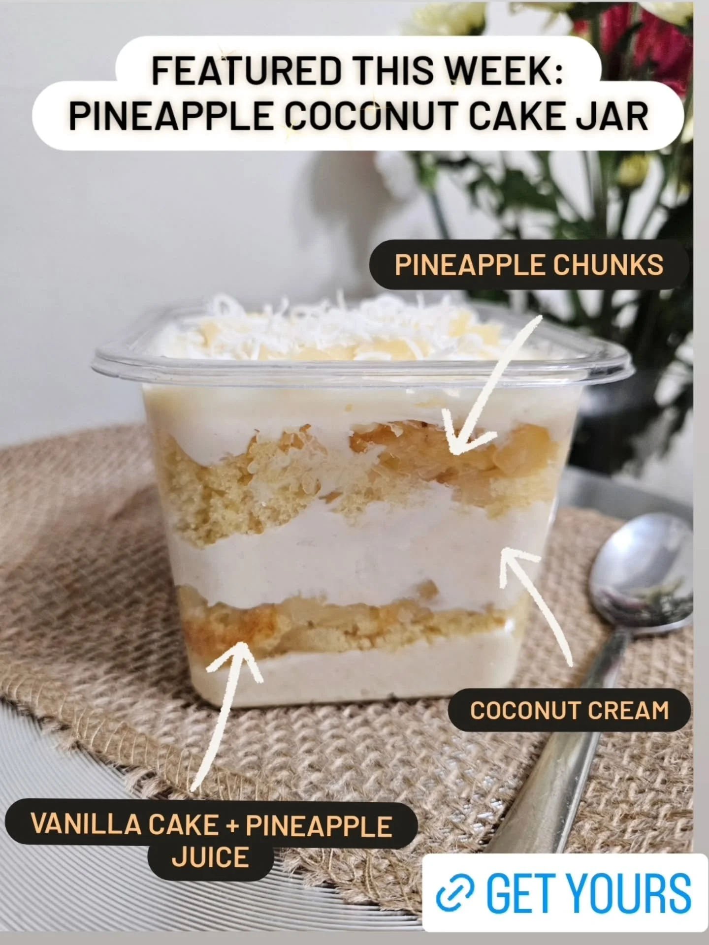Sweet, tangy and creamy combination!
Delivered on April 17th evening. Order by April 16th 4 pm.

Available as Individual or 2-pack.
Don't miss out!