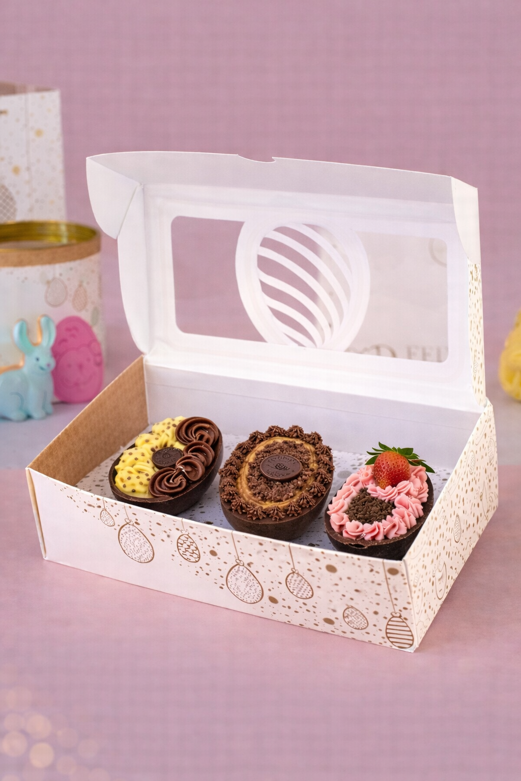 Trio Ovo de Colher/ Spoonable Egg Trio