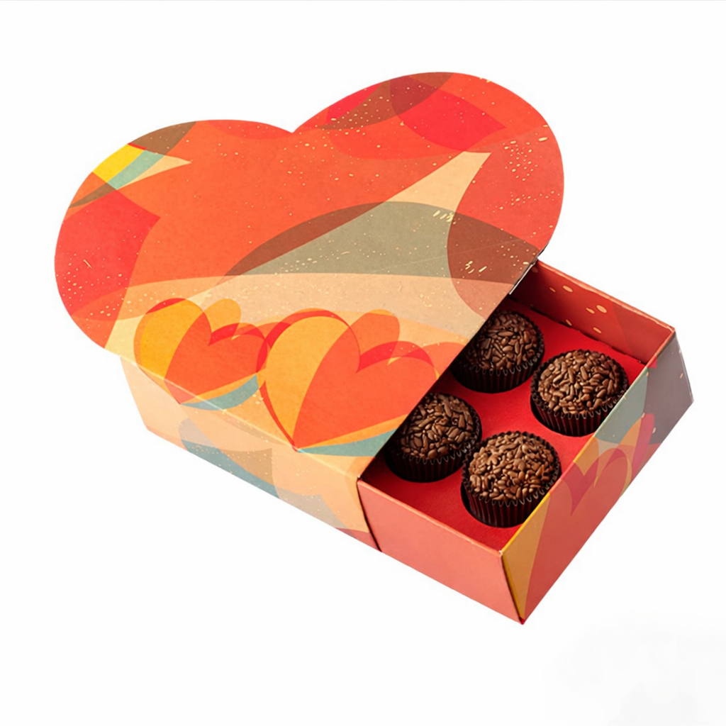Valentine's Day - Brigadeiro Heart Box