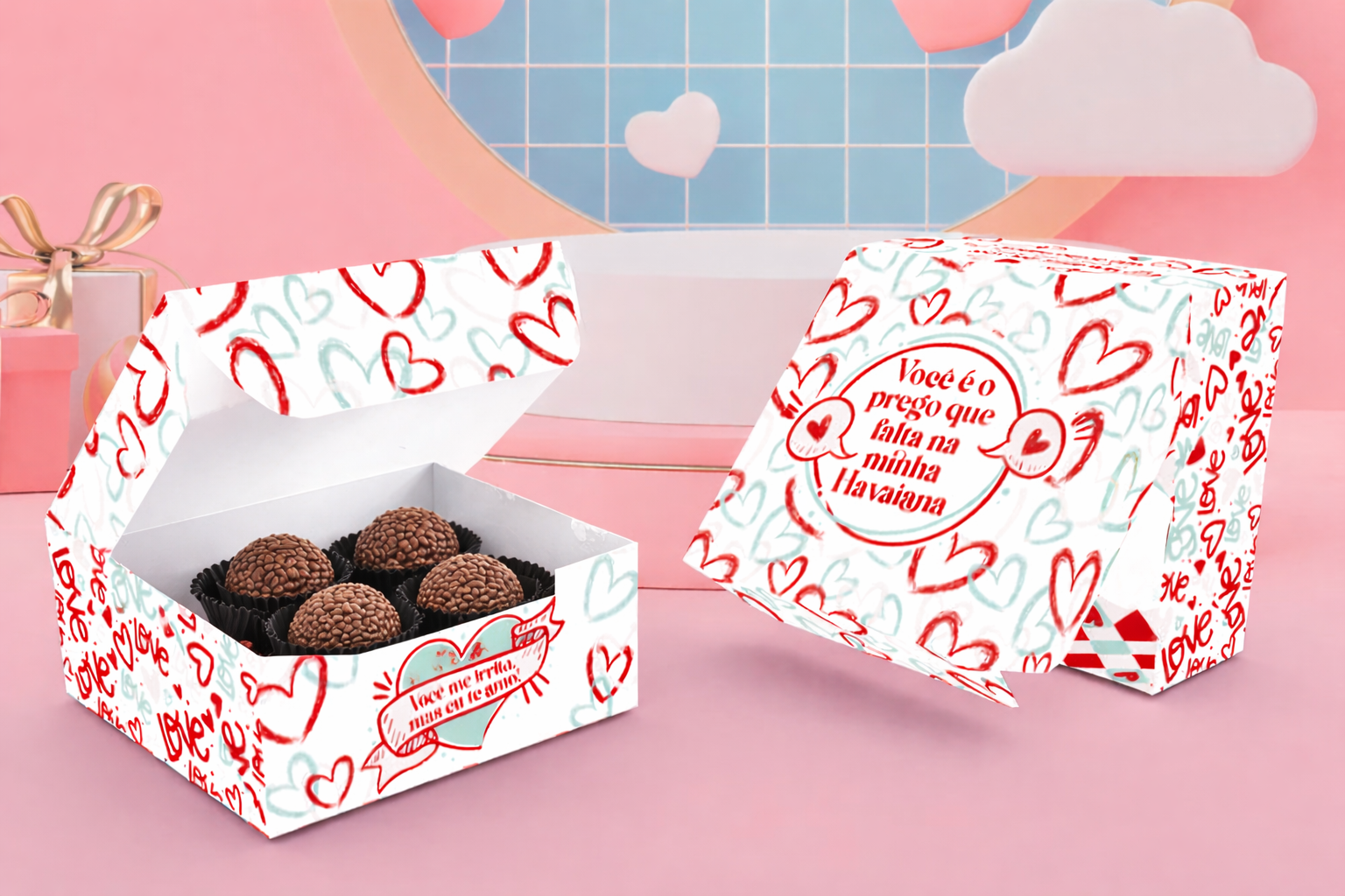 Valentine's Day - Brigadeiro Havaiana Box