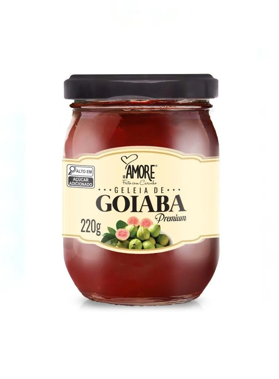 Guava Jelly (Geleia de Goiaba) - RB Amore - 220 g