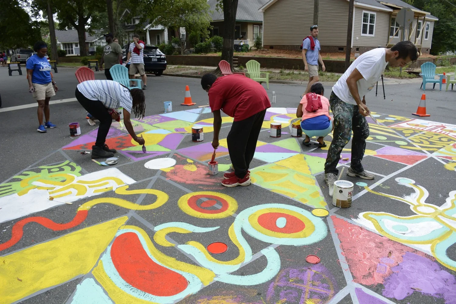 Meet the Artist Behind the Statesville Heritage Festival Community Mural