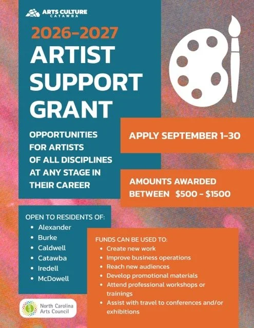 Artist Support Grant Opportunity for Regional Artists of all Disciplines