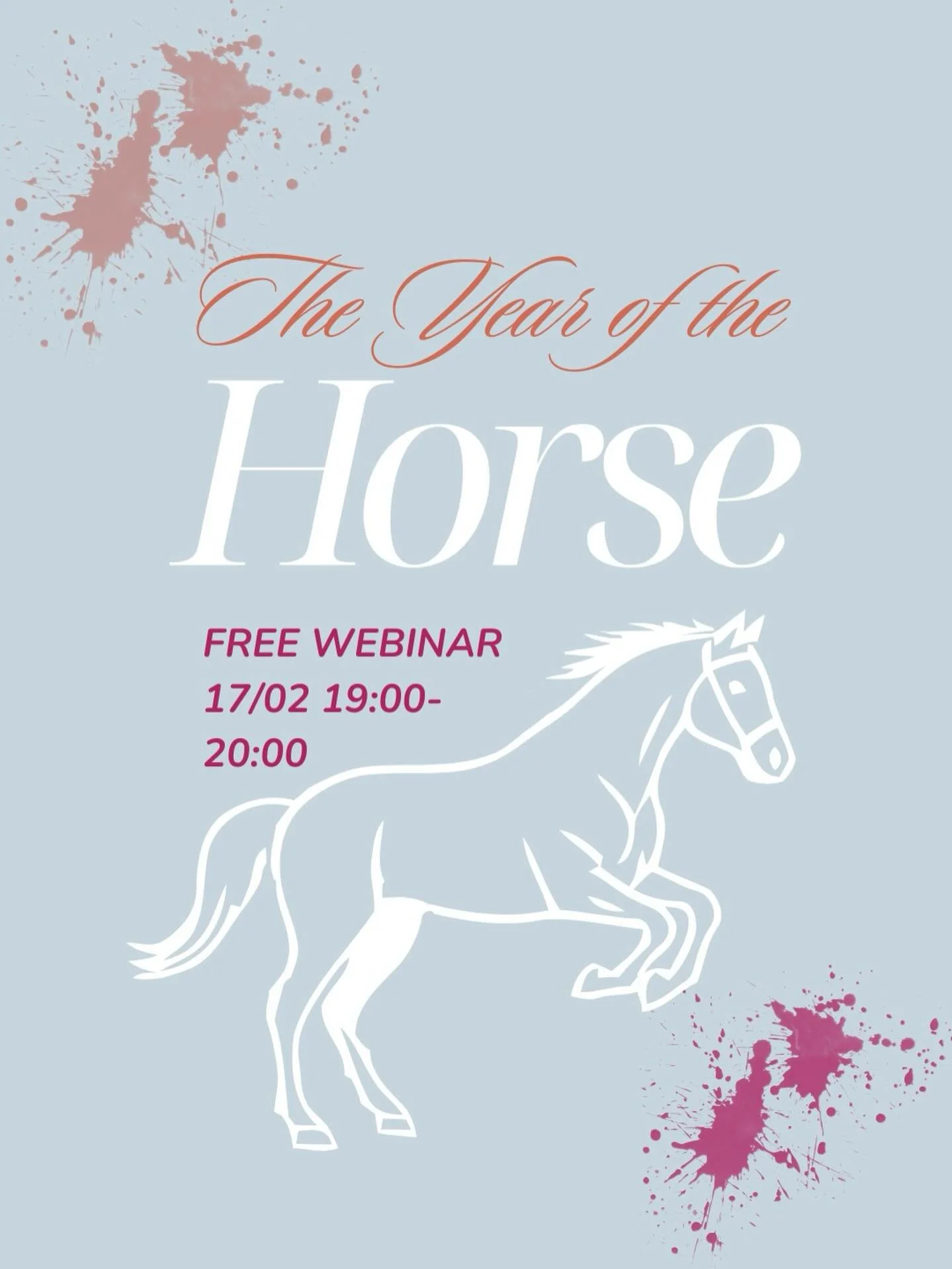 Missa inte &rdquo;The year Of the Horse&rdquo; kostnadsfria webinar den 17 Februari klockan 19:00-20:00.

@mediumninamarianne tar in v&auml;gledning fr&aring;n sitt andliga team och skapar tillsammans med er en k&auml;rleksfull milj&ouml;. 🌸

Anm&au