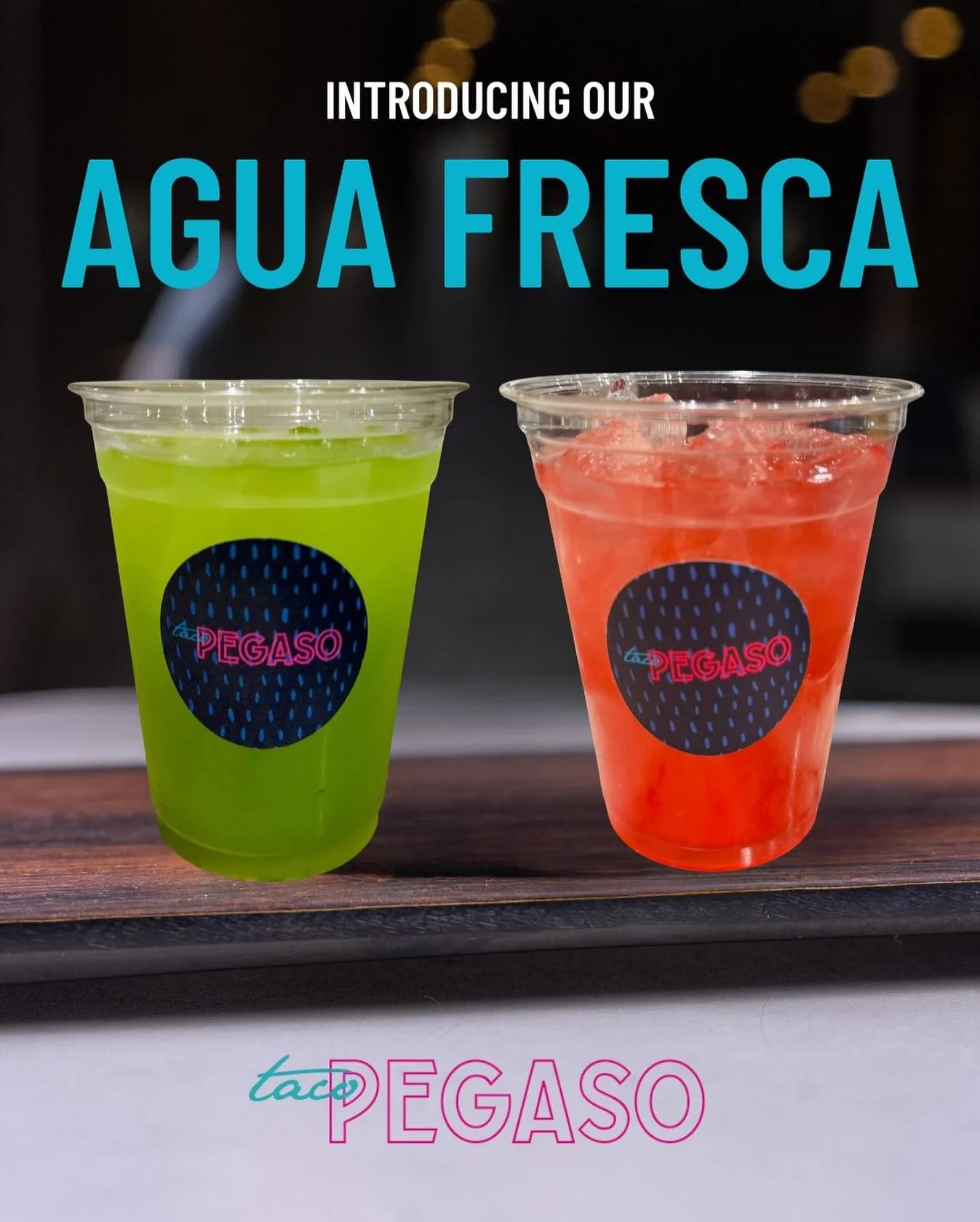 Introducing our new aguas frescas: Cucumber Mint and Hibiscus Limeade!
Come enjoy a refreshing drink with your specialty tacos at Taco Pegaso this summer. Cool, crisp, and made fresh daily &mdash; the perfect complement to your meal! @faregroundausti