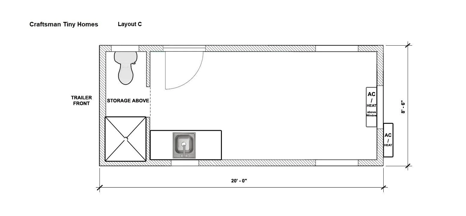 8.5’ x 20’ – Single Loft Option Starting at $29,900