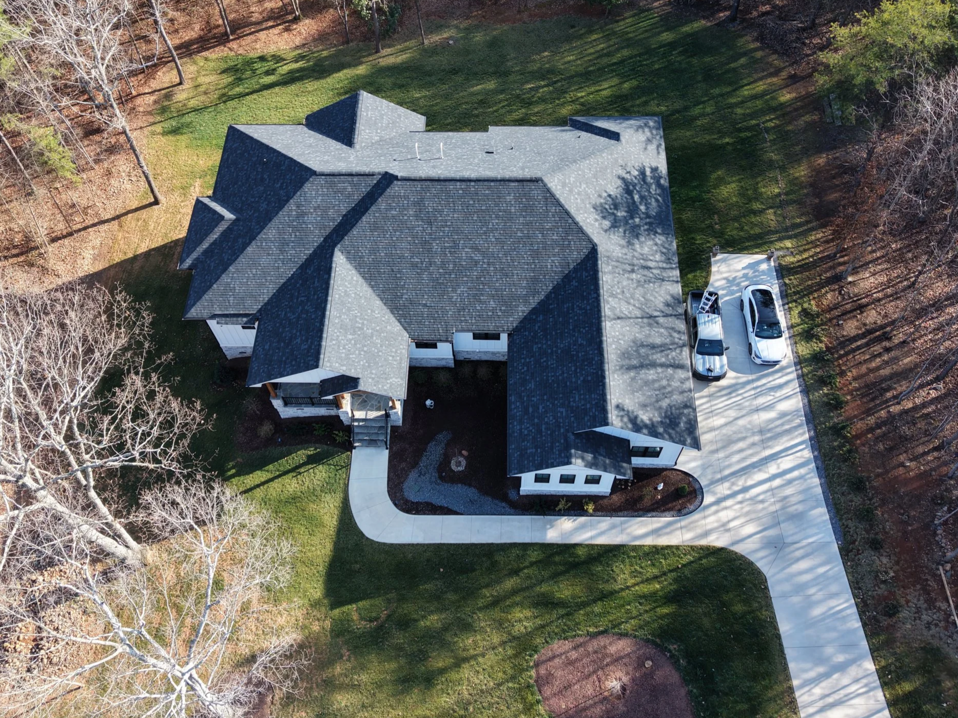 Storm damage roof replacement