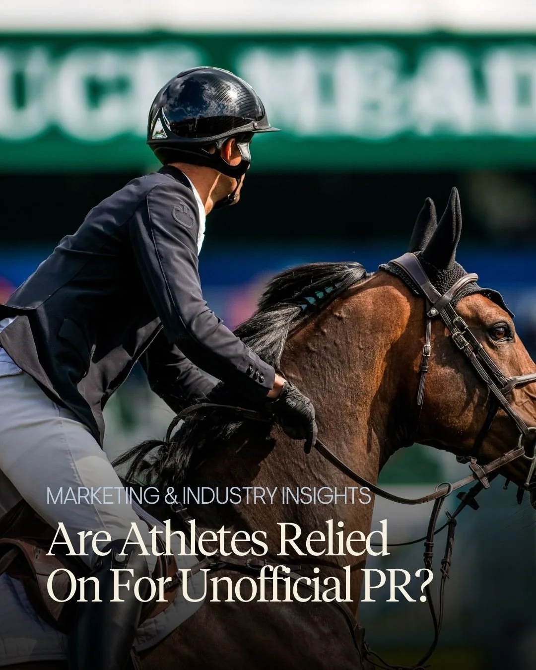 When federations make welfare decisions or rule changes, professional riders are often expected to defend them, despite the significant reputational risk and often lack of voice in the decision.

@equerryco&rsquo;s audience research revealed that rid