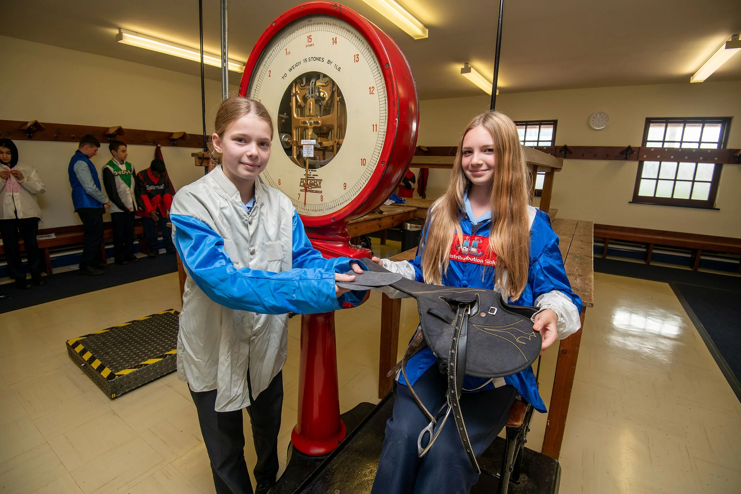 RacingtoSchool_Learning about a Jockey's equipment_Photo credit Mark Westley.jpg