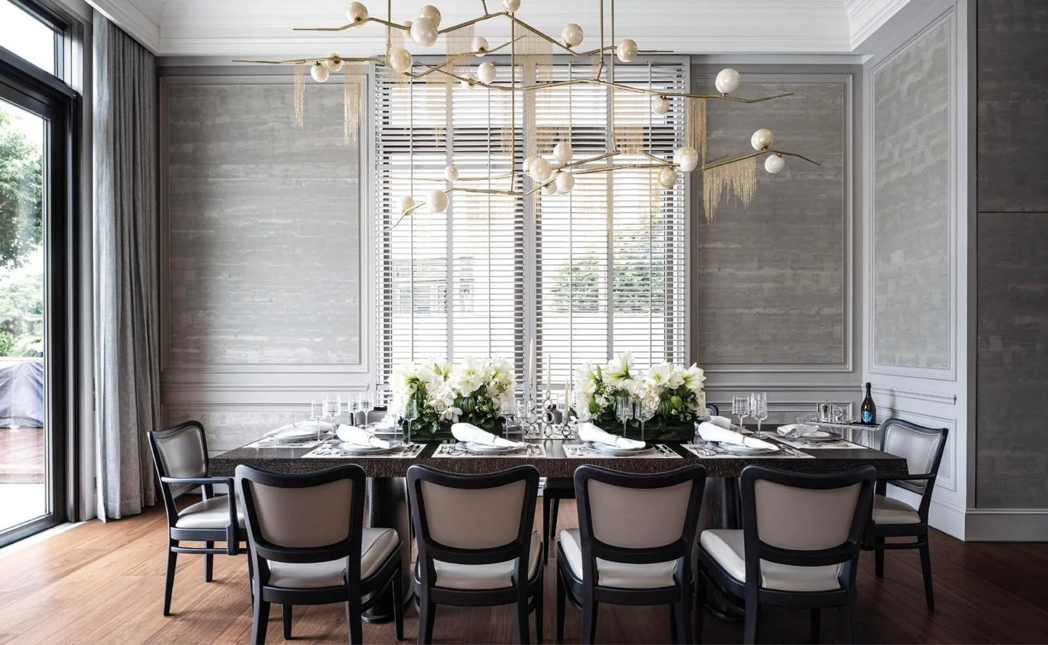  Abyss Stone  • SKU 15-0194 • Layers of hand-applied plaster encapsulating micaceous and metallic resins. This lustrous paper is reminiscent of the glowing interior of an abalone shell.