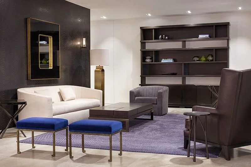  Boa Charcoal  • SKU 14-0046 • Polished plaster reminiscent of reptile skin. Sealed with Beeswax and buffed to a perfect sheen.