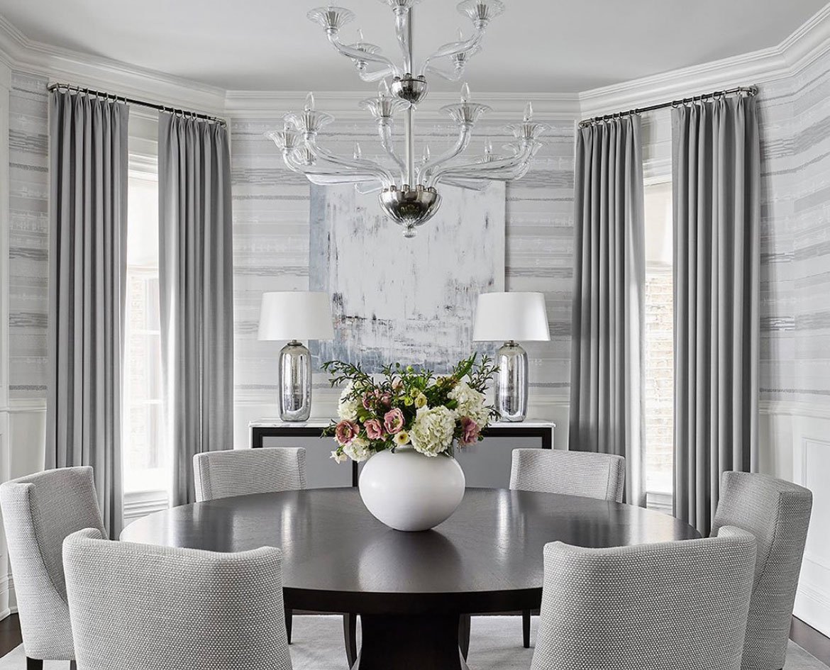  Lamina Palladium  • SKU 15-0230 • Layers upon layers of marble and mica plasters create this stratified continuous linear pattern. Finished with jewel-like lines this paper can create a horizontal pattern that wraps around the environment seamlessly