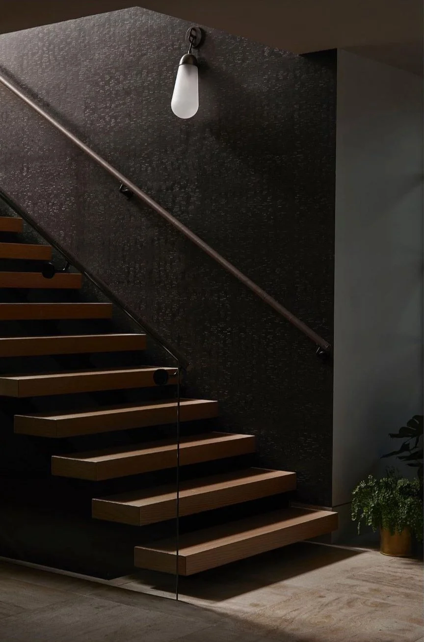  Chord Charcoal  • SKU 14-0149 • Clouds of embedded seeds dance across this hand-troweled surface creating a lovely tone on tone textured paper.