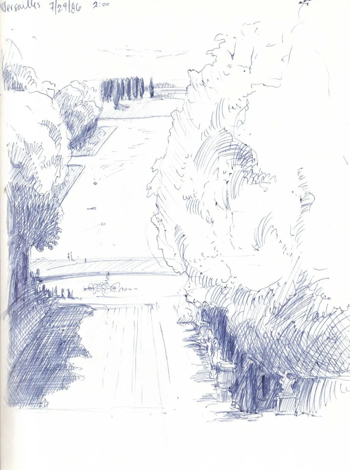 ballpoint sketchbook ©1986