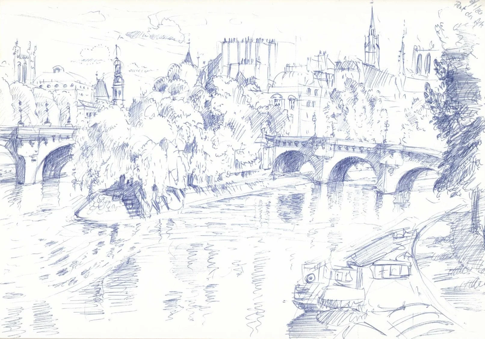 sketch book ballpoint ©1986