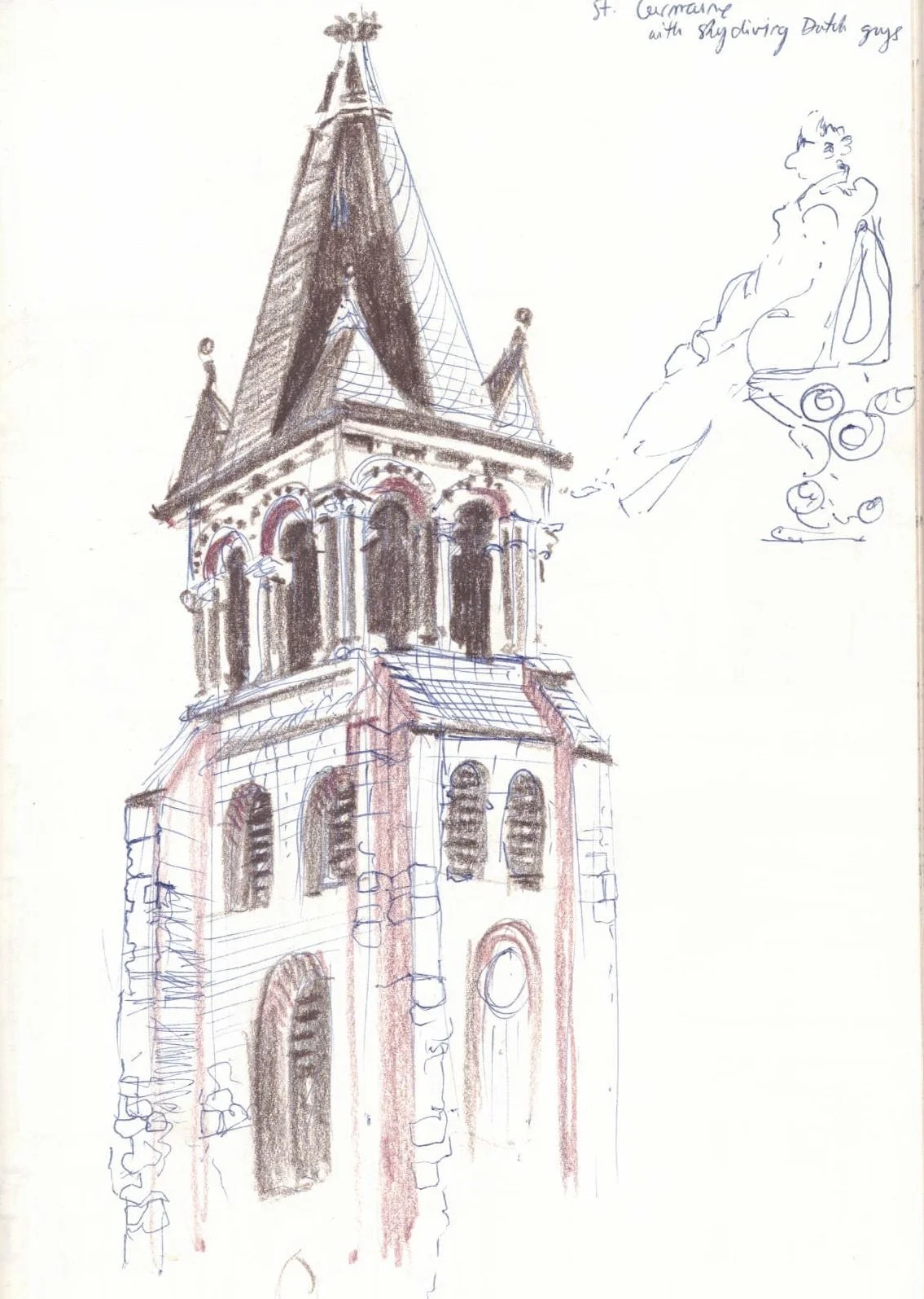 mixed media sketchbook ©1986