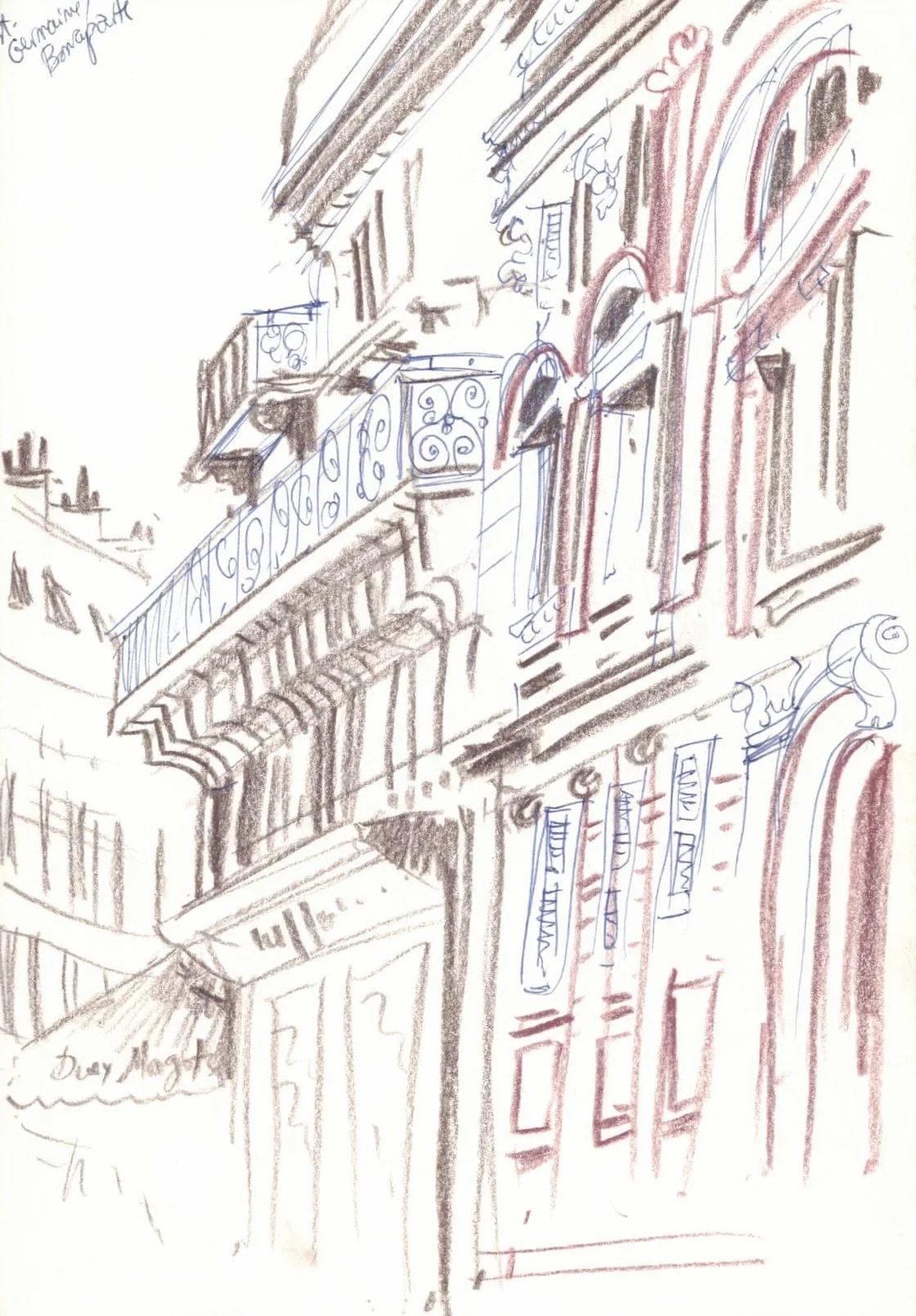 mixed media sketchbook ©1986