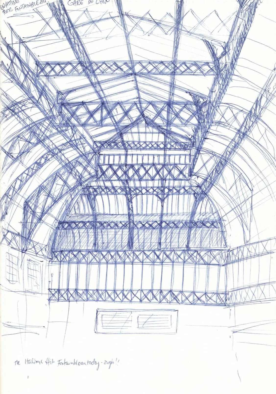 ballpoint sketchbook ©1986