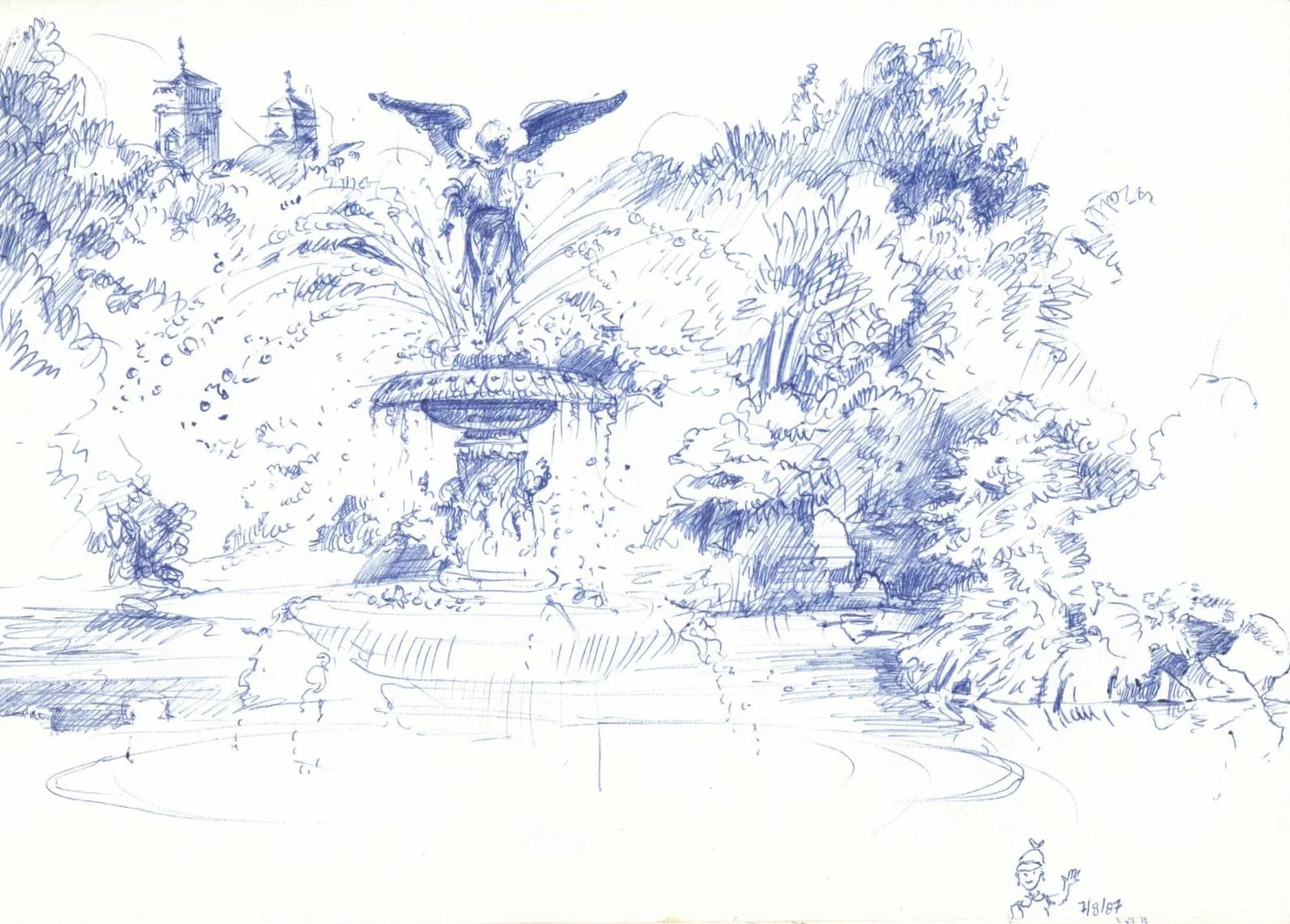 ballpoint sketchbook ©1987