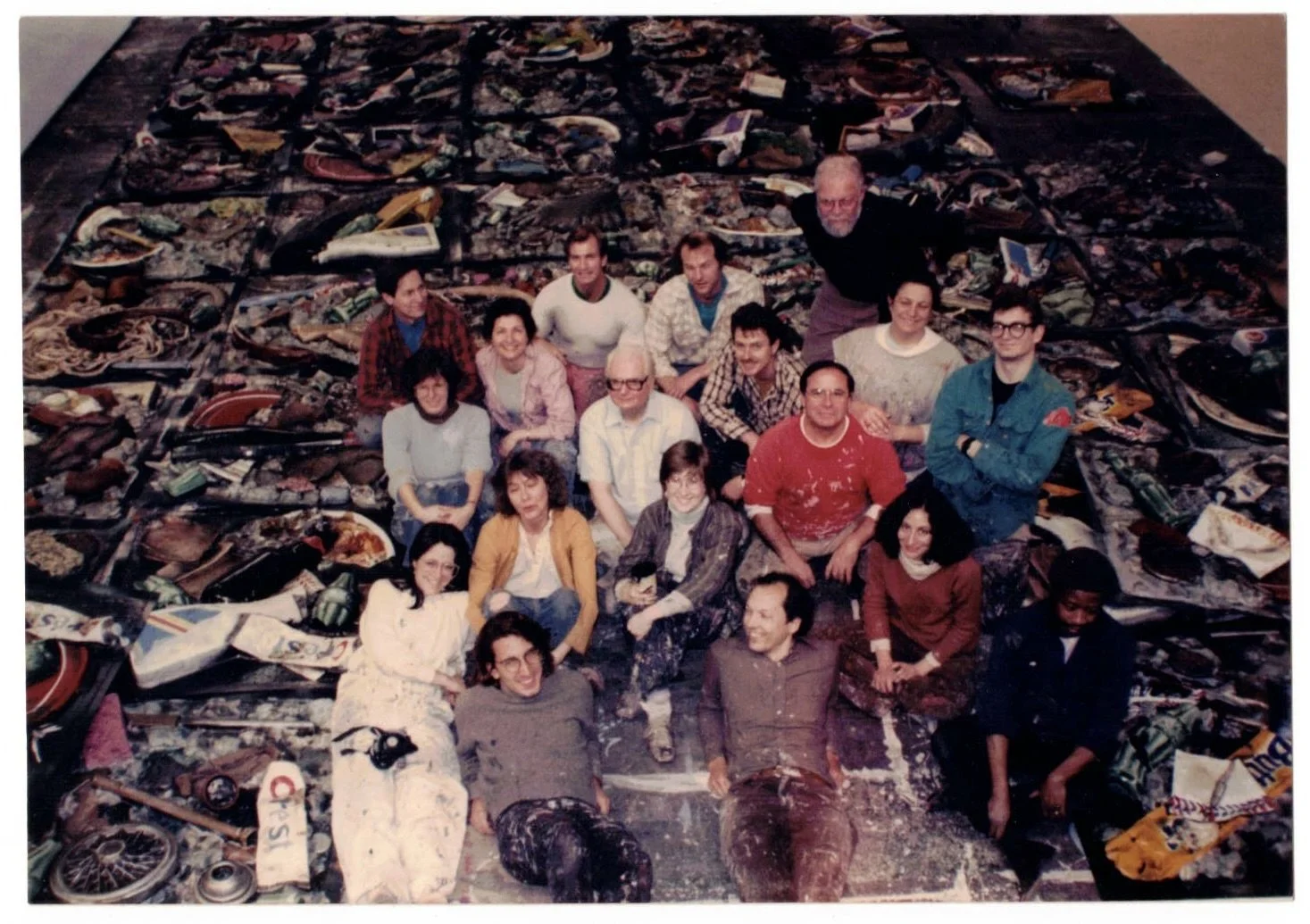 the Cats crew at Nolan's Scenic Studio 1982