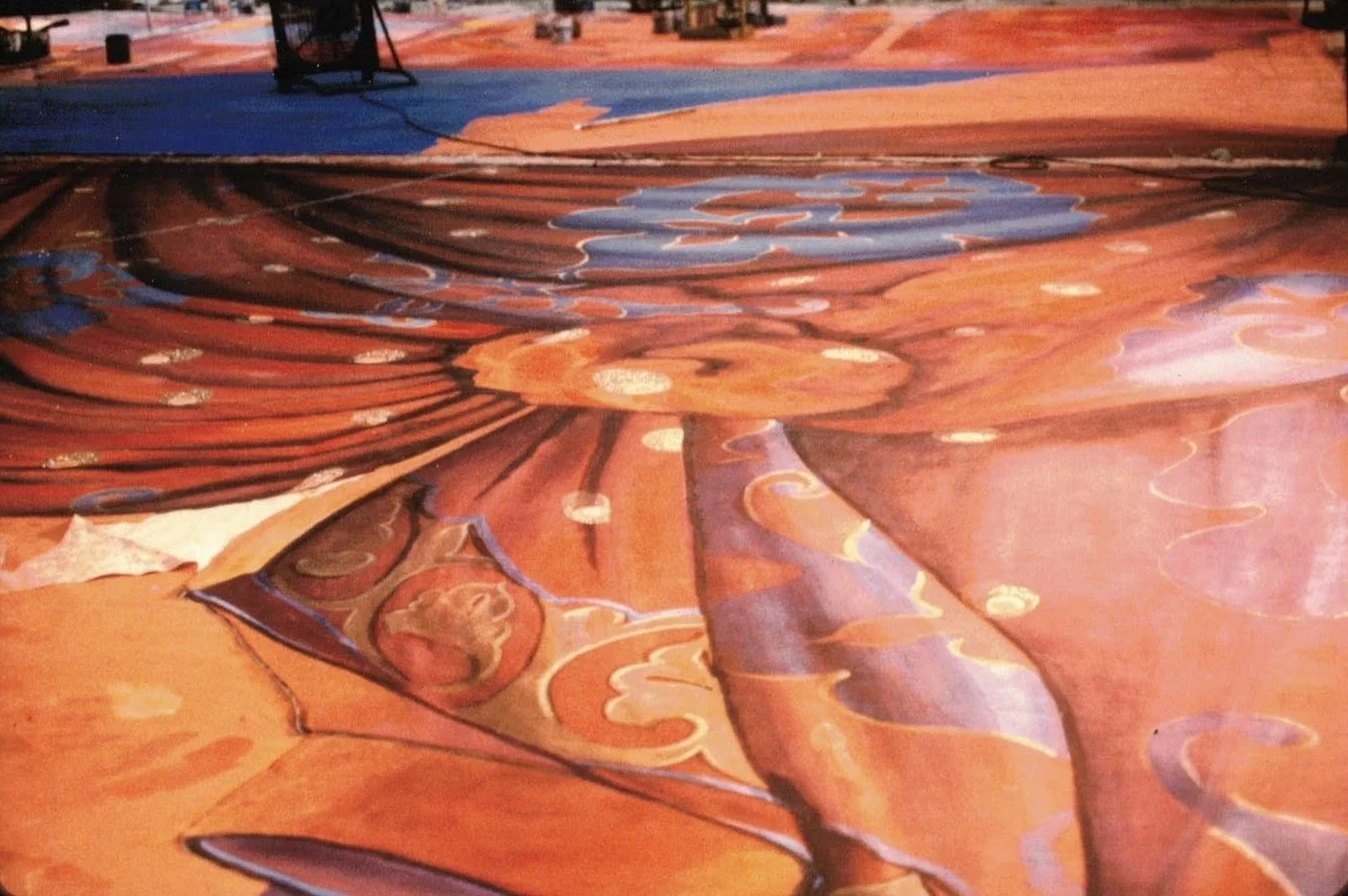 casein on muslin "On Your Toes" - Nolan's 1983