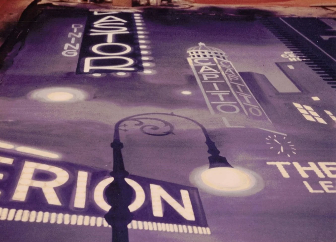 dye on muslin "On Your Toes" - Nolan's 1983