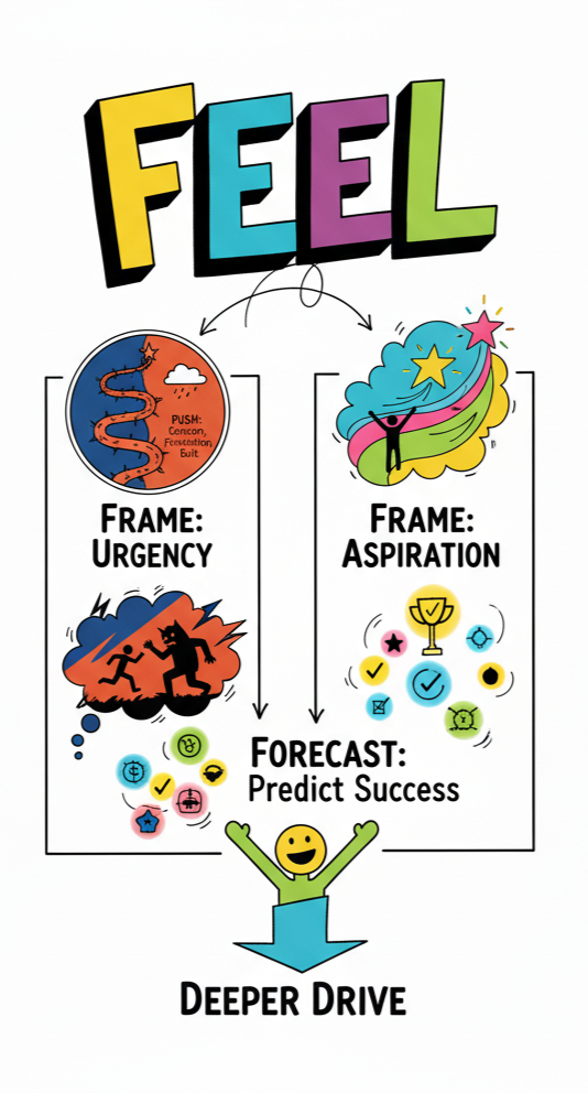 Motivate People. Grow Motivation. Learn the skills to help others change. Framework for Growth and Building the Skills you need - Leadership - Science Backed Tools at Coulda Woulda for leaders, parents and humans.
