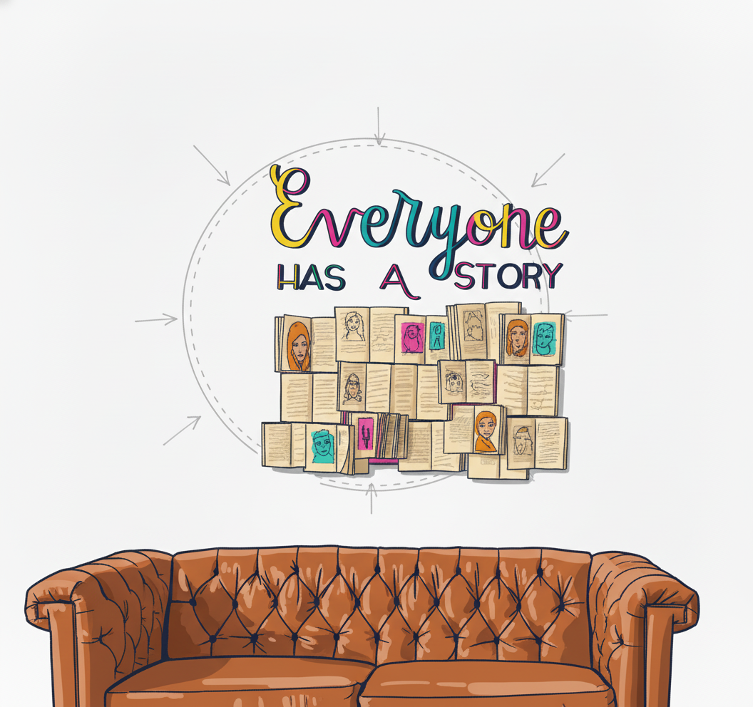 'Everyone has a story' that shapes our inner dialogue. But we can rewrite it and grow. Used to introduce one part of the Grow Yourself Framework for Leaders and Parents @ Coulda Woulda where you can grow skills that help you as a parent and leader.