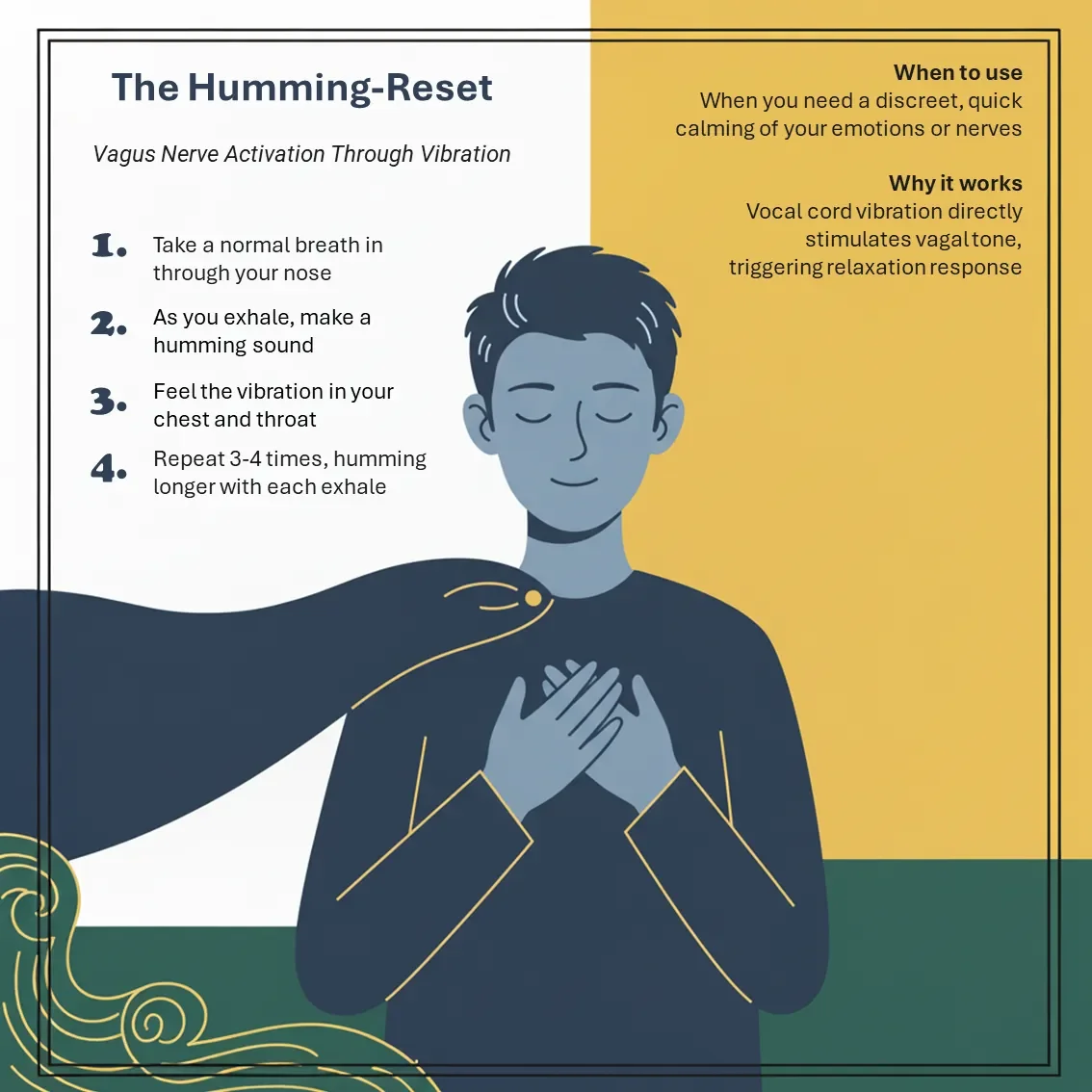 reset technique for calming anxiety. Toolbox. Tools. Learn. Framework for Growth and Building the Skills you need - Leadership - Science Backed Tools at Coulda Woulda for leaders, parents and humans.Nervous system.
