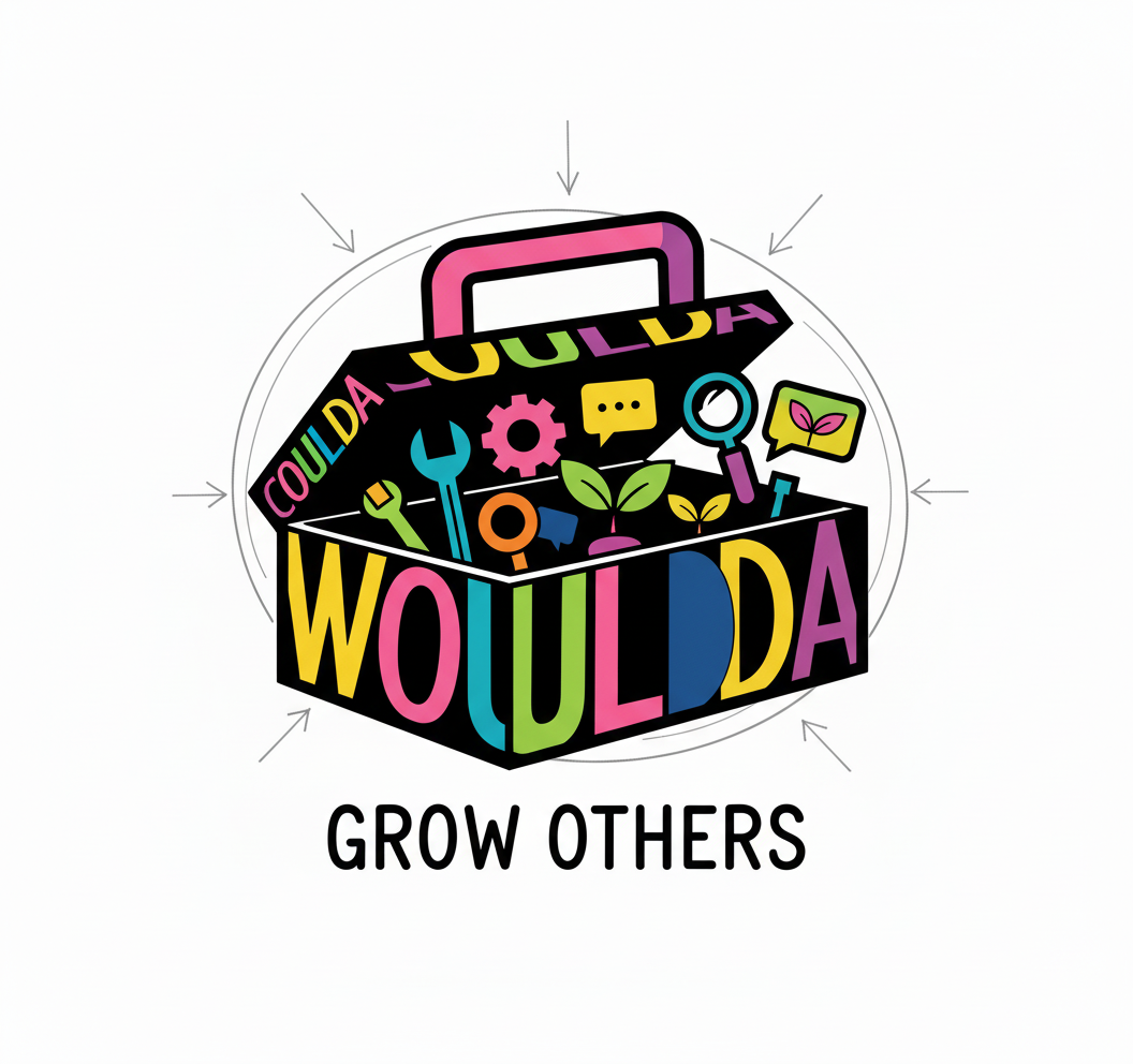 Toolbox to help others change. Learn the skills to help others change. Framework for Growth and Building the Skills you need - Leadership - Science Backed Tools at Coulda Woulda for leaders, parents and humans.