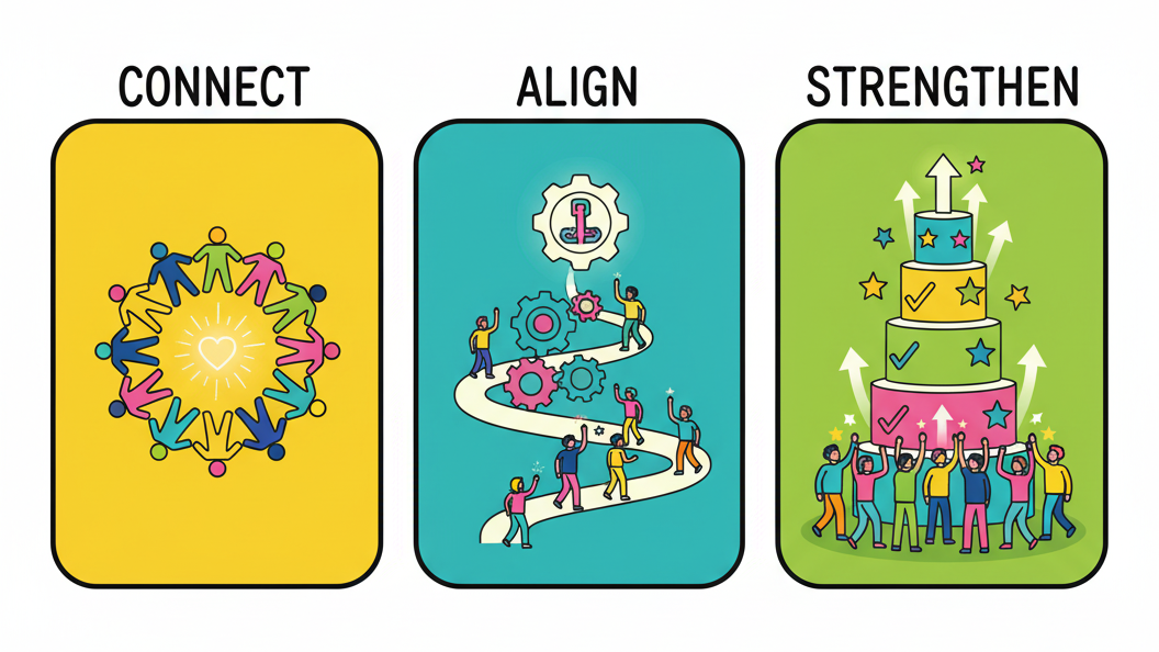 Change Management Tool. Make it Social. Learn the skills to help others change. Framework for Growth and Building the Skills you need - Leadership - Science Backed Tools at Coulda Woulda for leaders, parents and humans.