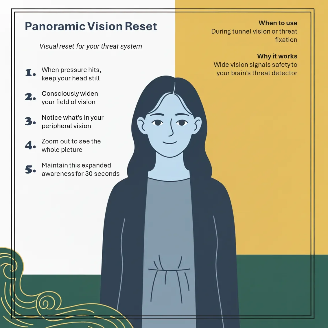 reset technique for calming anxiety. Toolbox. Tools. Learn. Framework for Growth and Building the Skills you need - Leadership - Science Backed Tools at Coulda Woulda for leaders, parents and humans.Nervous system.