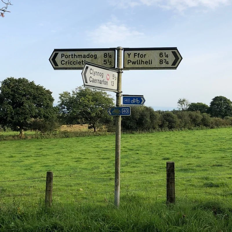 Somehow when I went from Porthmadog to Caernarfon it ended up being 41 miles, but I did a lot of detours!