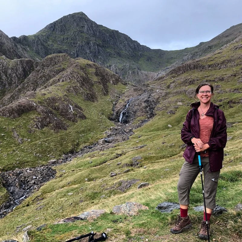 On my way up Yr Wyddfa / aka Mt. Snowdon. Highest point in Wales, I took one of the easiest routes up (Miner's Track) and the easiest route down (Llanberis path).