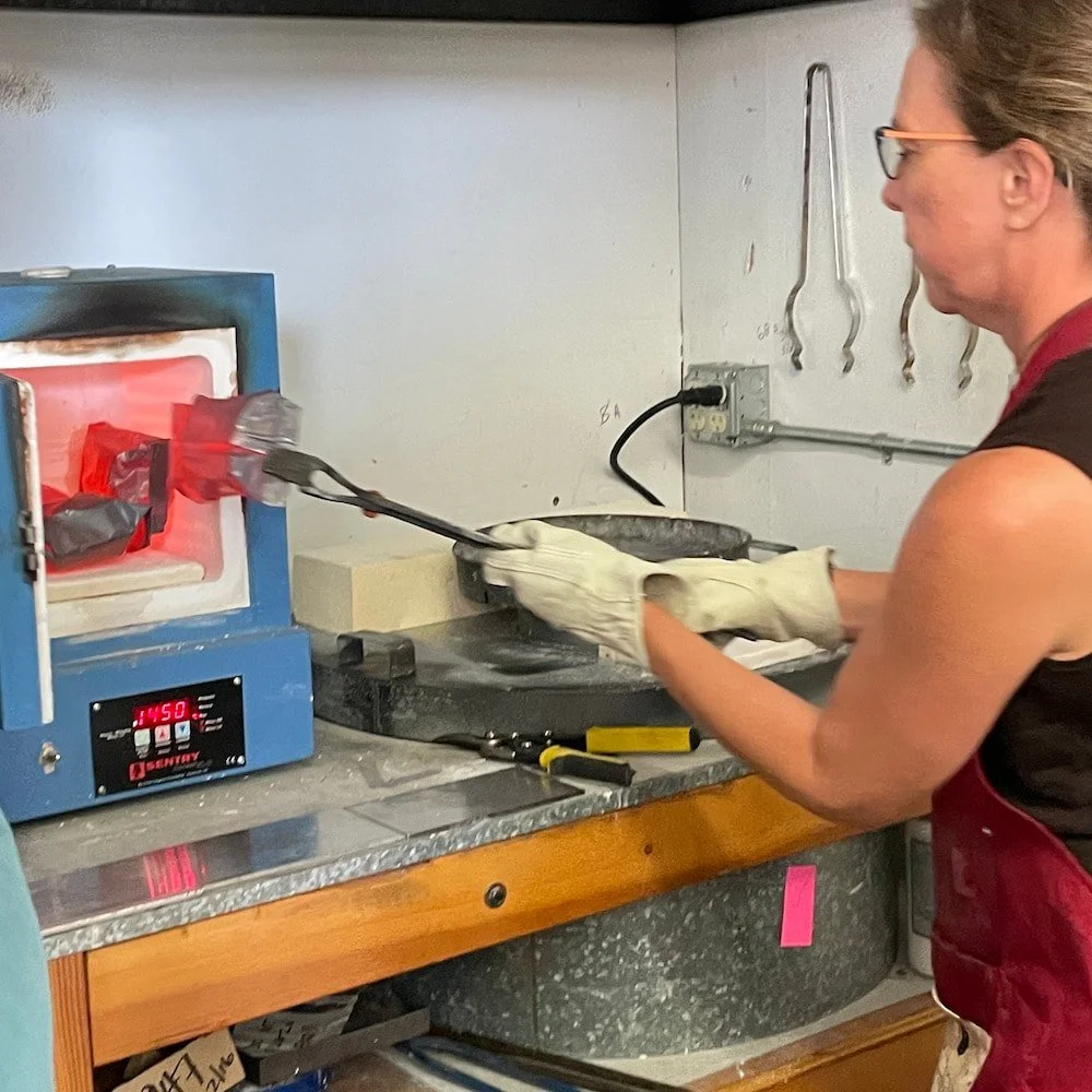 I'm showing how to remove the foil bag - I'll cut it open, remove the torque plate/billet assembly, then squeeze it again while hot.