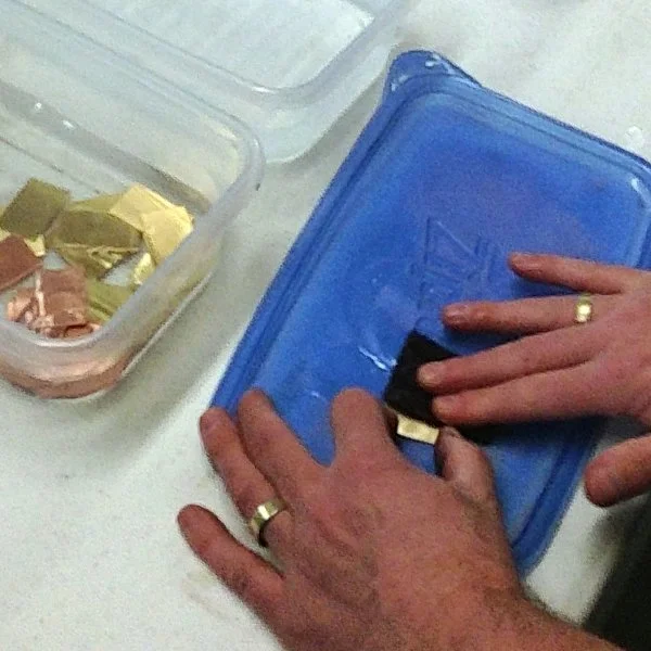 Cleaning the layers before bonding - vital but not that exciting.