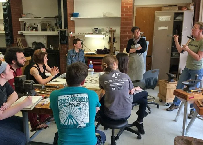 I was thrilled to be in OCU's well-equipped studio, teaching what I love to an eager audience.