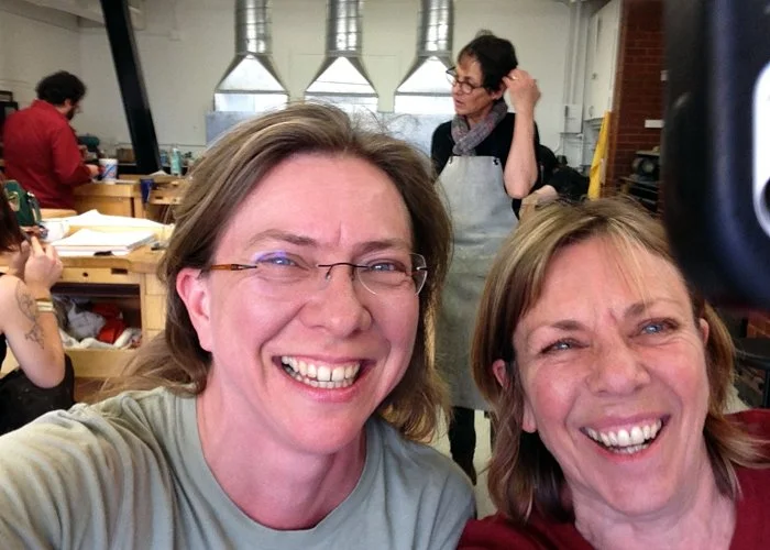 Students working, teachers taking selfies. I enjoyed the generous Oklahoma hospitality of Charleen Weidell, former classmate and long-time friend.