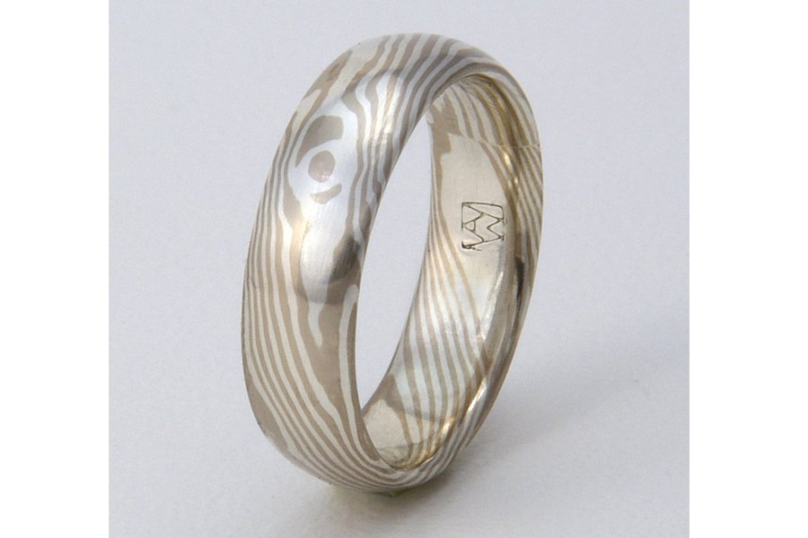 Color Choice WS - 14k palladium white gold and sterling silver, smooth.