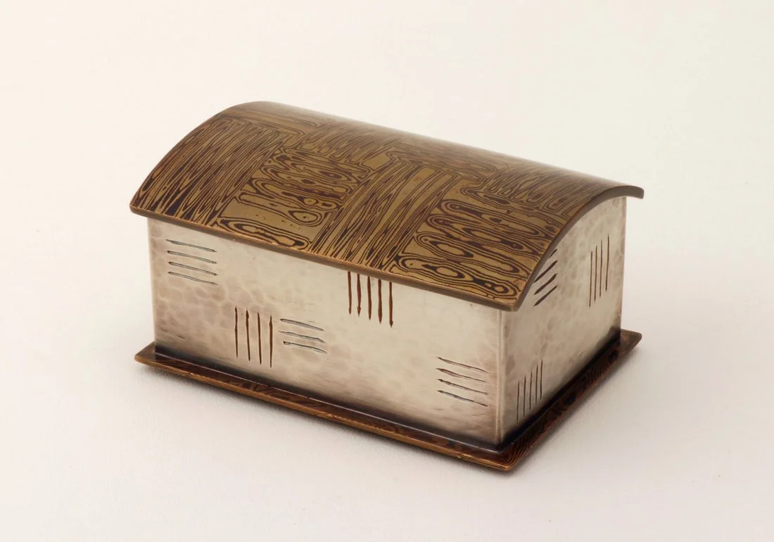 "Thatch" - Mokume gane box